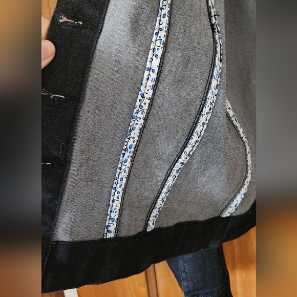 COPY - Jeans jacket col mao - Picture 5 of 10